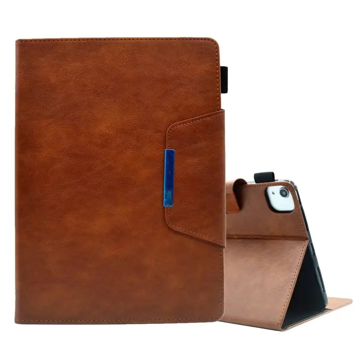 Suede Cross Texture Magnetic Clasp Leather Tablet Case For iPad 10th Gen 10.9 2022 For iPad Pro 11 2022/Air 10.9 2022