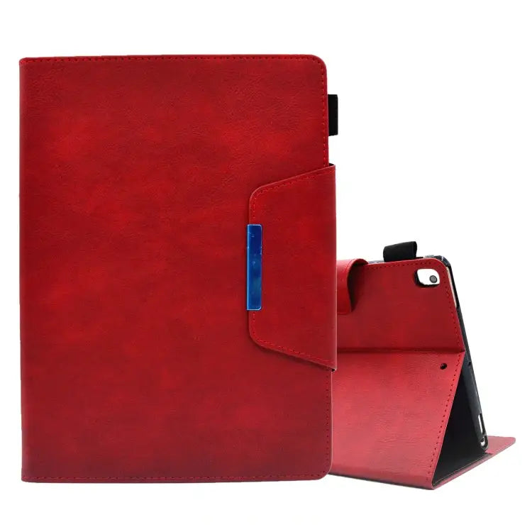 Suede Cross Texture Magnetic Clasp Leather Tablet Case For iPad mini 2024 / mini 6 For iPad mini 5 / 4 / 3 / 2 / 1
