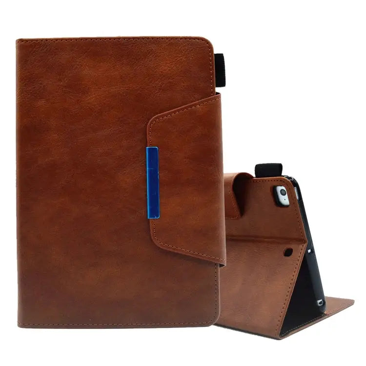 Suede Cross Texture Magnetic Clasp Leather Tablet Case For iPad mini 2024 / mini 6 For iPad mini 5 / 4 / 3 / 2 / 1