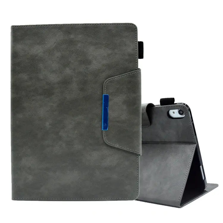 Suede Cross Texture Magnetic Clasp Leather Tablet Case For iPad mini 2024 / mini 6 For iPad mini 5 / 4 / 3 / 2 / 1