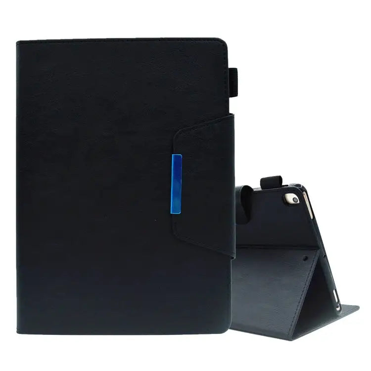 Suede Cross Texture Magnetic Clasp Leather Tablet Case For iPad mini 2024 / mini 6 For iPad mini 5 / 4 / 3 / 2 / 1