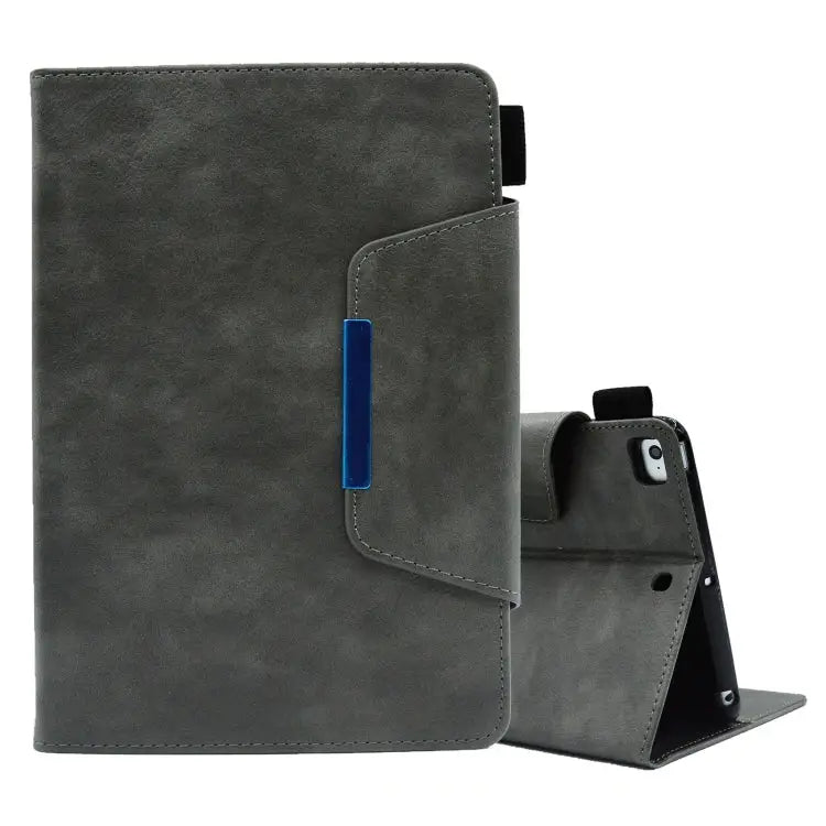 Suede Cross Texture Magnetic Clasp Leather Tablet Case For iPad mini 2024 / mini 6 For iPad mini 5 / 4 / 3 / 2 / 1