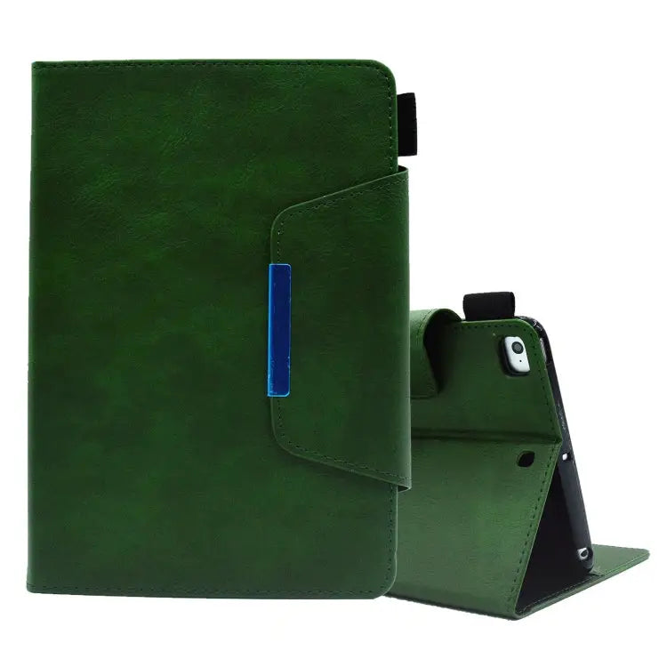 Suede Cross Texture Magnetic Clasp Leather Tablet Case For iPad mini 2024 / mini 6 For iPad mini 5 / 4 / 3 / 2 / 1