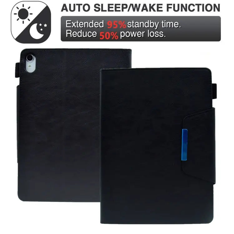 Suede Cross Texture Magnetic Clasp Leather Tablet Case For iPad mini 2024 / mini 6 For iPad mini 5 / 4 / 3 / 2 / 1