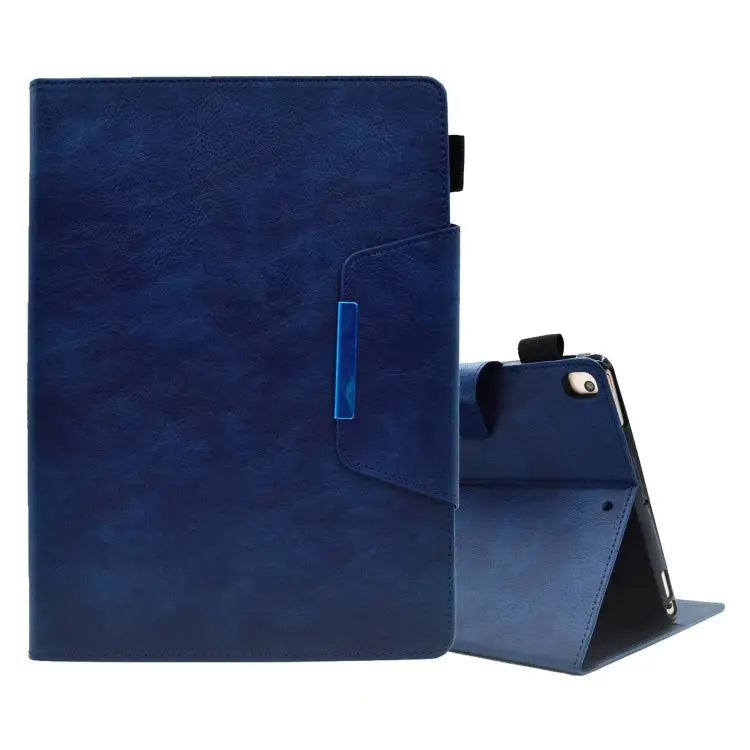 Suede Cross Texture Magnetic Clasp Leather Tablet Case For iPad mini 2024 / mini 6 For iPad mini 5 / 4 / 3 / 2 / 1