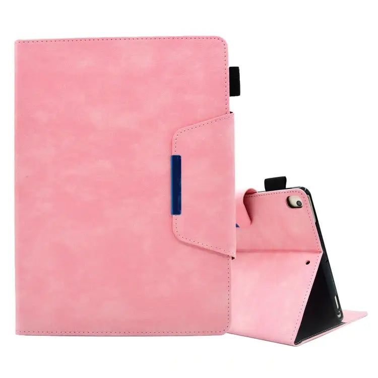 Suede Cross Texture Magnetic Clasp Leather Tablet Case For iPad mini 2024 / mini 6 For iPad mini 5 / 4 / 3 / 2 / 1