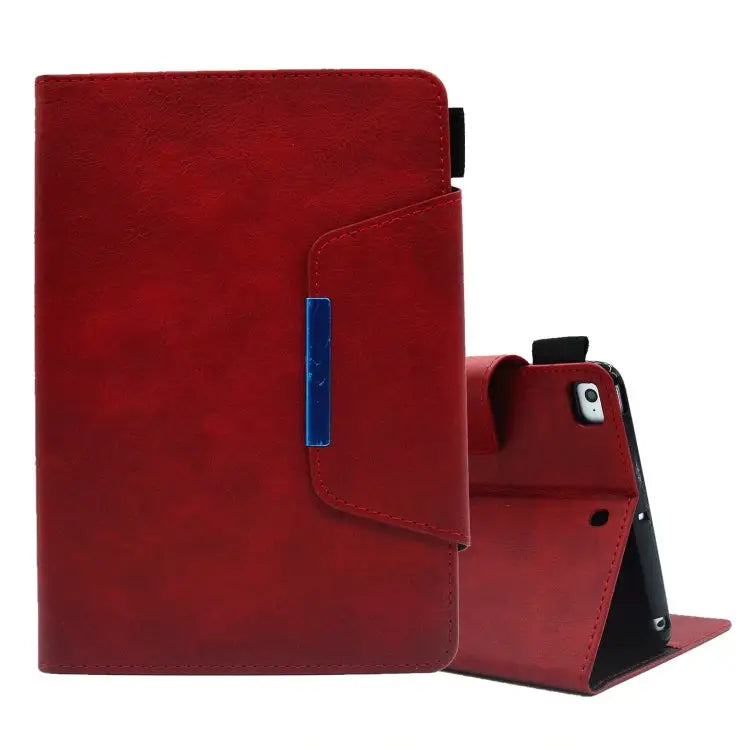 Suede Cross Texture Magnetic Clasp Leather Tablet Case For iPad mini 2024 / mini 6 For iPad mini 5 / 4 / 3 / 2 / 1