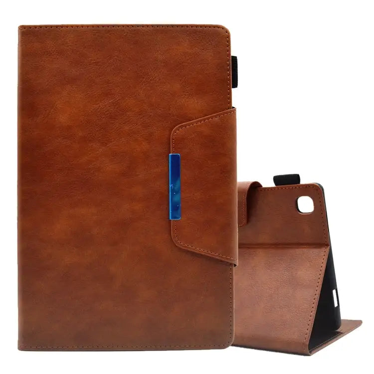 Suede Cross Texture Magnetic Clasp Leather Tablet Case For Samsung Galaxy Tab A8 10.5 2021 For Samsung Galaxy Tab A7
