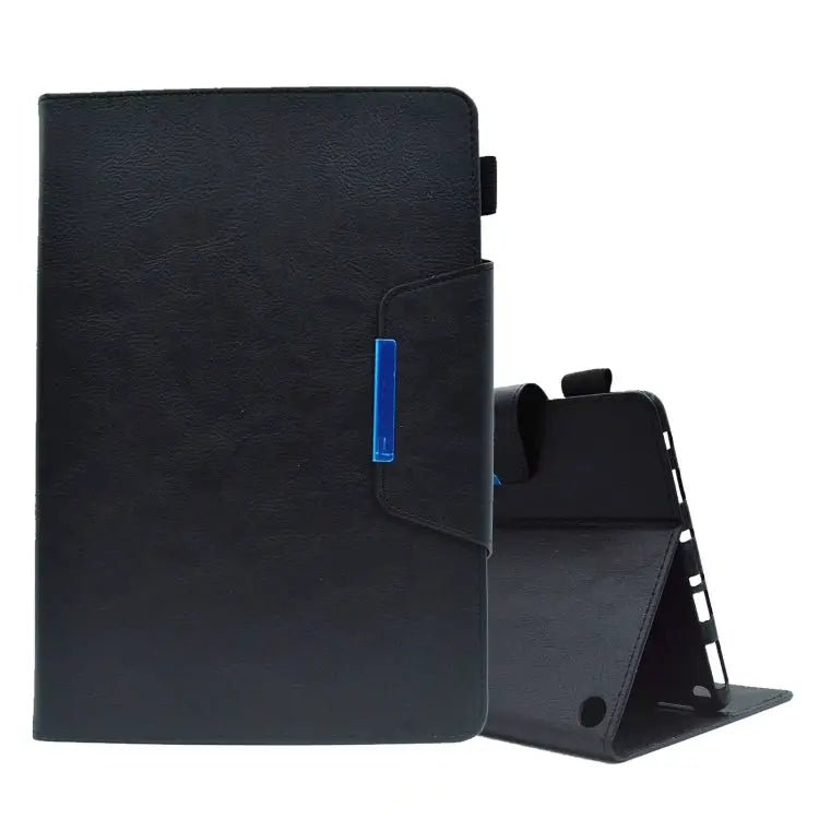 Suede Cross Texture Magnetic Clasp Leather Tablet Case For Samsung Galaxy Tab A 8.0 2019 For Amazon Fire HD 8 2021