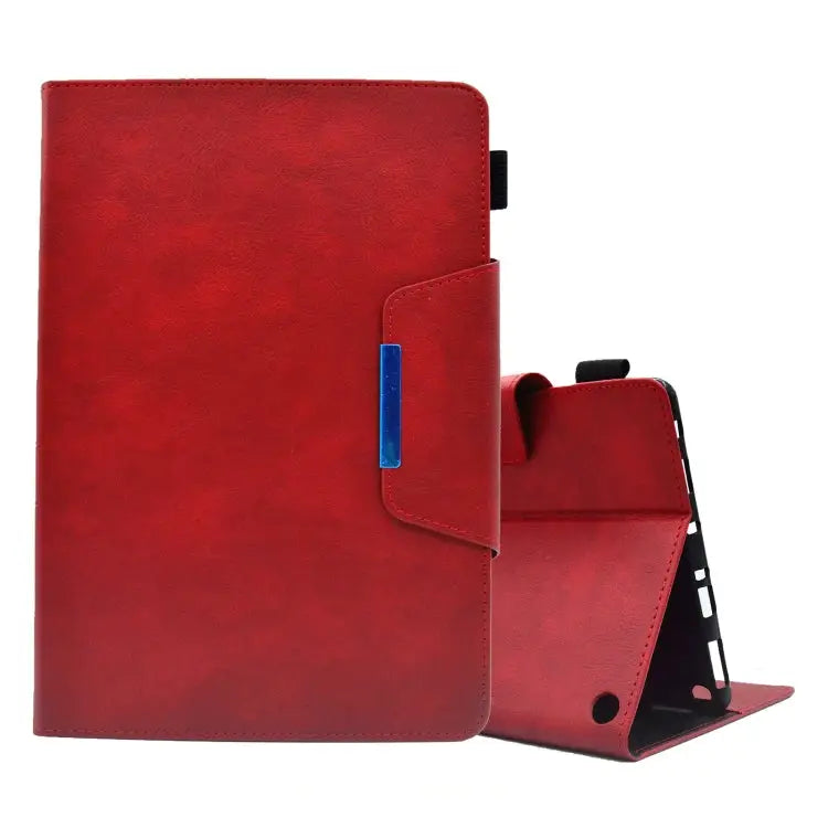 Suede Cross Texture Magnetic Clasp Leather Tablet Case For Samsung Galaxy Tab A 8.0 2019 For Amazon Fire HD 8 2021
