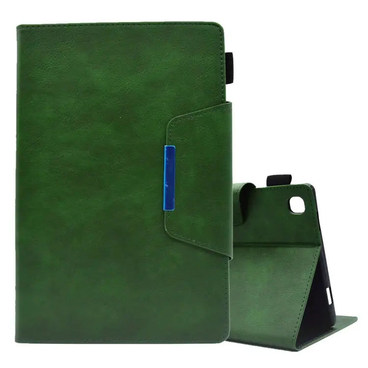 Suede Cross Texture Magnetic Clasp Leather Tablet Case For Samsung Galaxy Tab A8 10.5 2021 For Samsung Galaxy Tab A7