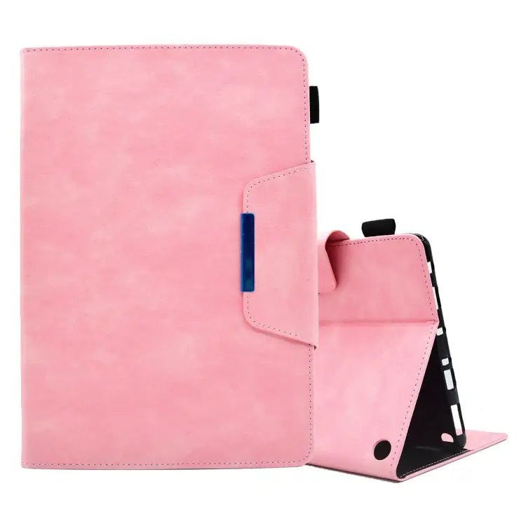 Suede Cross Texture Magnetic Clasp Leather Tablet Case For Samsung Galaxy Tab A 8.0 2019 For Amazon Fire HD 8 2021