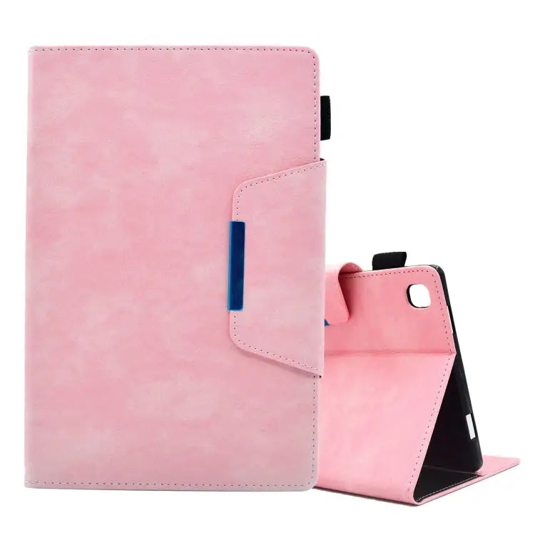 Suede Cross Texture Magnetic Clasp Leather Tablet Case For Samsung Galaxy Tab A 8.0 2019 For Amazon Fire HD 8 2021