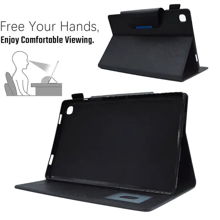 Suede Cross Texture Magnetic Clasp Leather Tablet Case For Samsung Galaxy Tab A8 10.5 2021 For Samsung Galaxy Tab A7