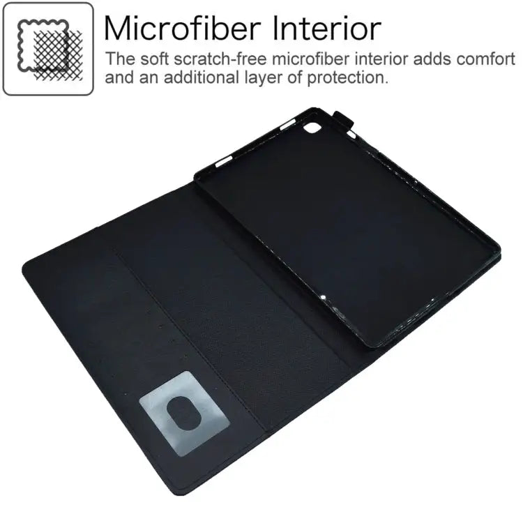 Suede Cross Texture Magnetic Clasp Leather Tablet Case For Samsung Galaxy Tab A8 10.5 2021 For Samsung Galaxy Tab A7