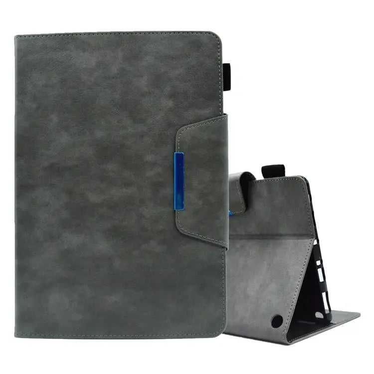 Suede Cross Texture Magnetic Clasp Leather Tablet Case For Samsung Galaxy Tab A 8.0 2019 For Amazon Fire HD 8 2021