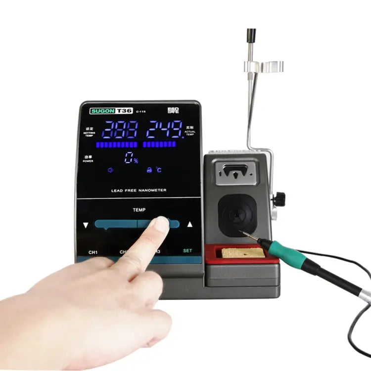 SUGON T36 110V 120W Nano Electric Soldering Station with Handle US Plug T36 US Plug - T36, US Plug
