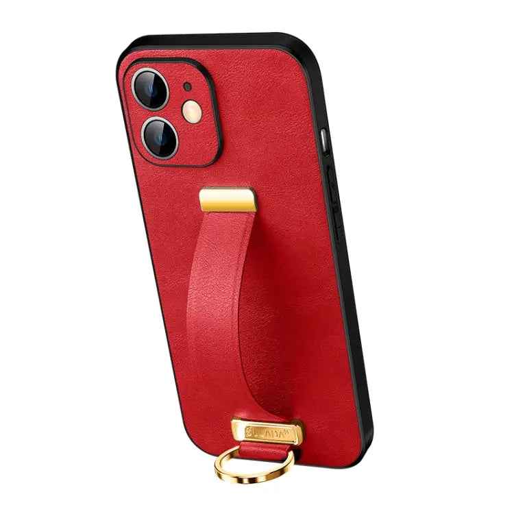 SULADA Cool Series PC + Leather Texture Skin Feel Shockproof Phone Case For Samsung Galaxy Z Fold3 5G For iPhone 12