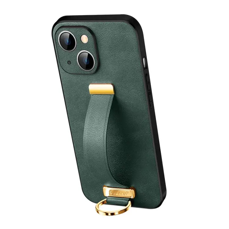 SULADA Cool Series PC + Leather Texture Skin Feel Shockproof Phone Case For Samsung Galaxy Z Fold3 5G For iPhone 12