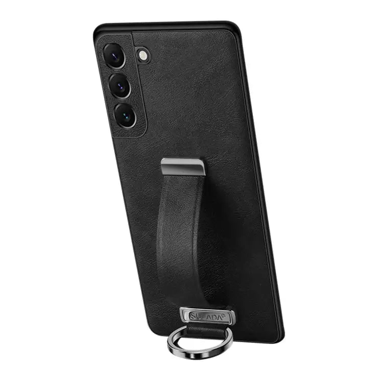 SULADA Cool Series PC + Leather Texture Skin Feel Shockproof Phone Case For Samsung Galaxy Z Fold3 5G For iPhone 12