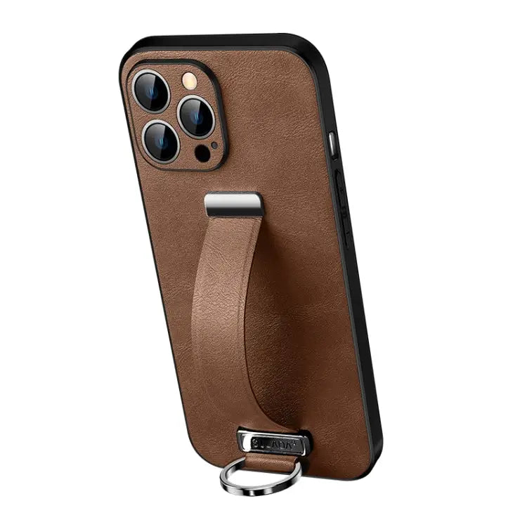 SULADA Cool Series PC + Leather Texture Skin Feel Shockproof Phone Case For Samsung Galaxy Z Fold2 For Samsung Galaxy Z