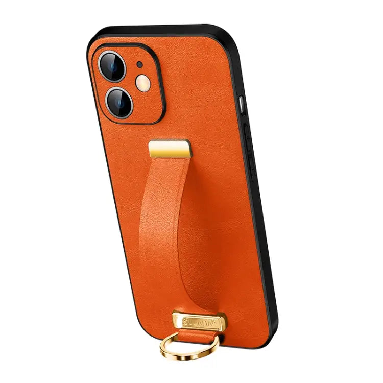 SULADA Cool Series PC + Leather Texture Skin Feel Shockproof Phone Case For Samsung Galaxy Z Fold3 5G For iPhone 12