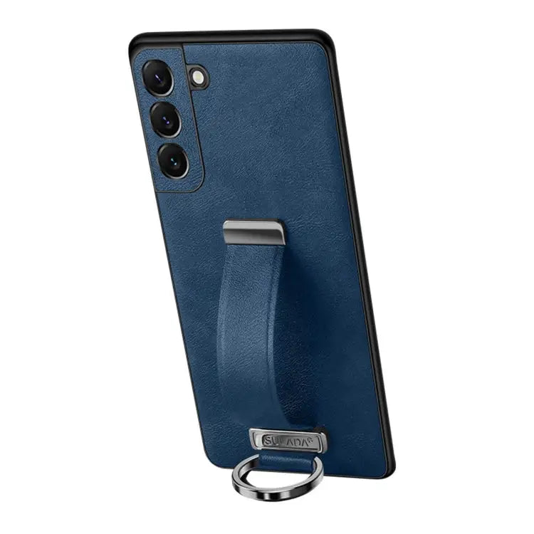 SULADA Cool Series PC + Leather Texture Skin Feel Shockproof Phone Case For Samsung Galaxy Z Fold3 5G For iPhone 12