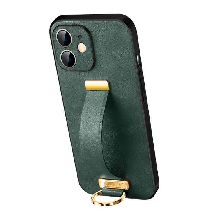 SULADA Cool Series PC + Leather Texture Skin Feel Shockproof Phone Case For Samsung Galaxy Z Fold3 5G For iPhone 12