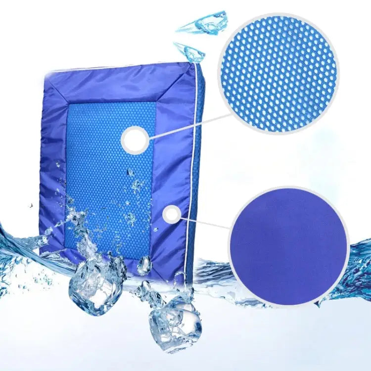 Summer Dog Pad Bed House Pet Cool Down Pad Detachable Dog Mat Cushion,Medium Size:63*44*4cm Size:63*44*4cm