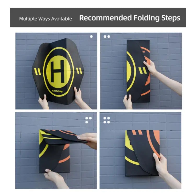 Sunnylife Drone Universal Double Sided Foldable Leather Helipad,Size:55 x 50cm TJP08 - TJP08