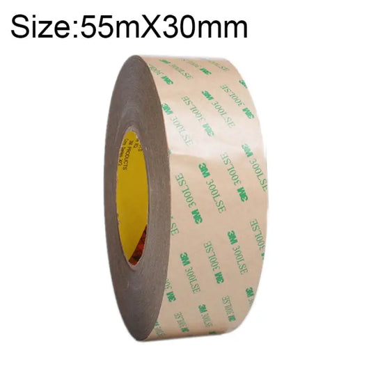 Super Adhesive Ultra-thin Transparent and High-temperature Resistant Double-sided Traceless Tape Size: 55m x 25mm Size: