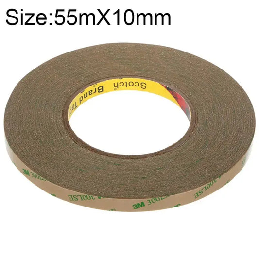Super Adhesive Ultra-thin Transparent and High-temperature Resistant Double-sided Traceless Tape Size: 55m x 10mm Size: