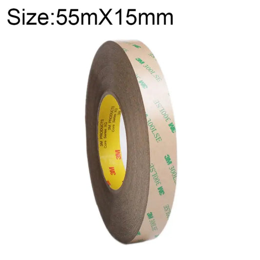 Super Adhesive Ultra-thin Transparent and High-temperature Resistant Double-sided Traceless Tape Size: 55m x 15mm Size: