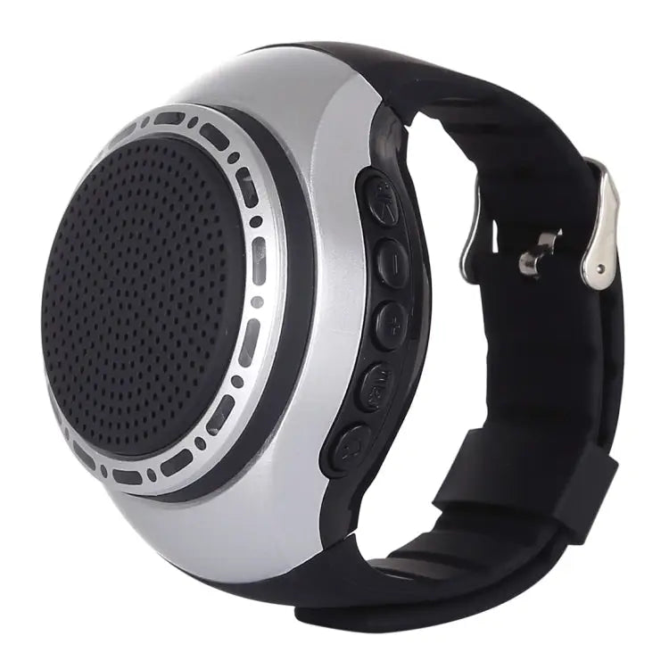 Support Hands-free Calls & Intelligent Screen Display & FM Radio & TF Card & Cellphone Anti-lost - Silver