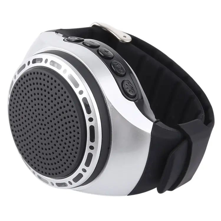 Support Hands-free Calls & Intelligent Screen Display & FM Radio & TF Card & Cellphone Anti-lost - Silver