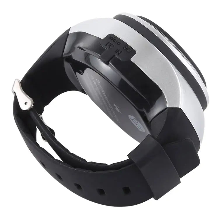 Support Hands-free Calls & Intelligent Screen Display & FM Radio & TF Card & Cellphone Anti-lost - Silver