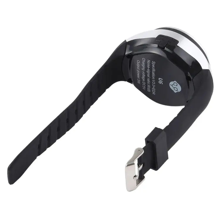 Support Hands-free Calls & Intelligent Screen Display & FM Radio & TF Card & Cellphone Anti-lost - Silver