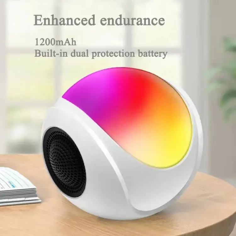 SY-688 TWS RGB Colorful Light Mini Card Bluetooth Speaker SY-688 White - SY-688 White - Apple Accessories