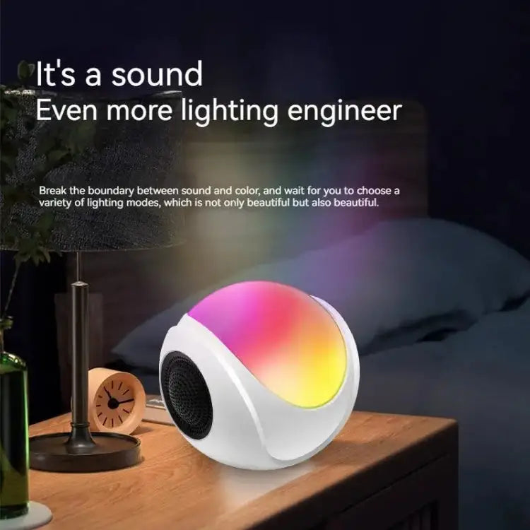 SY-688 TWS RGB Colorful Light Mini Card Bluetooth Speaker SY-688 White - SY-688 White - Apple Accessories