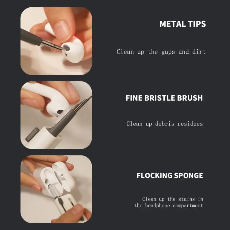 SYT-05 6-in-1 Bluetooth Earphone Clean Pen Brush Computer Keyboard Cleaning Tool SYT-05 - SYT-05 - Apple Accessories