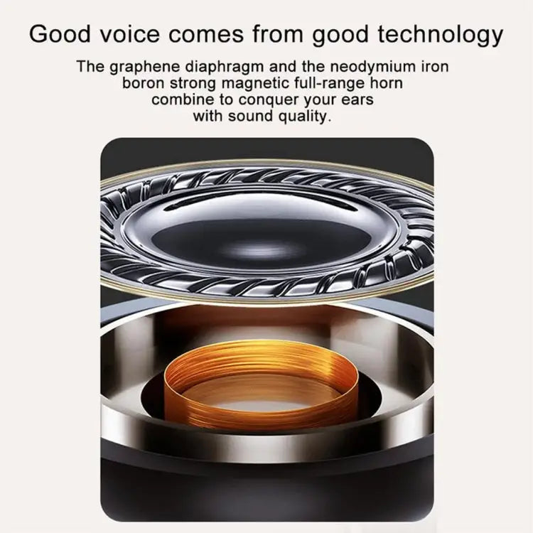 T-88 TWS Bluetooth V5.0 Wireless Stereo Earphones with Magnetic Charging Box - White
