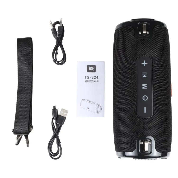 T&G TG125 Portable Column Speaker 20W Bluetooth Speaker Music Player Speakers Box with FM Radio Aux TF Subwoofer Bass
