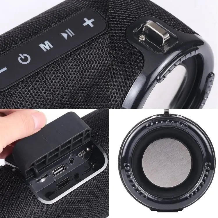 T&G TG125 Portable Column Speaker 20W Bluetooth Speaker Music Player Speakers Box with FM Radio Aux TF Subwoofer Bass