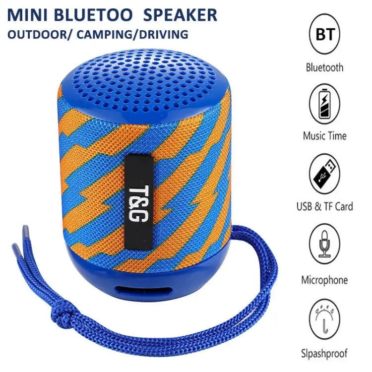 T&G TG129 Portable Wireless Music Speaker Hands-free with MIC Support TF Card FM - Apple Accessories