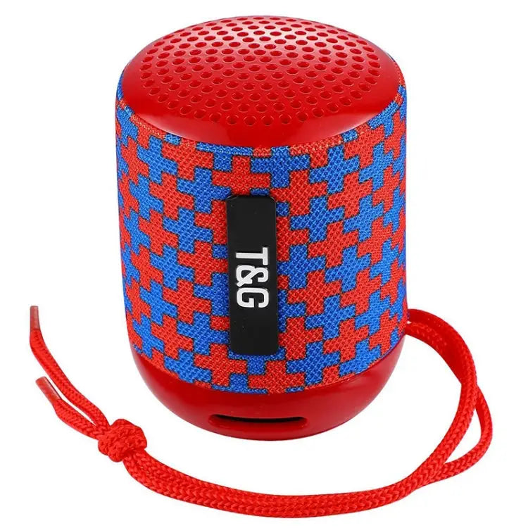 T&G TG129 Portable Wireless Music Speaker Hands-free with MIC Support TF Card FM - Red - Apple Accessories