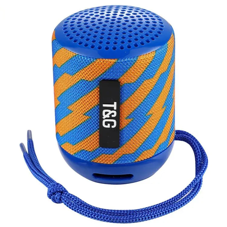 T&G TG129 Portable Wireless Music Speaker Hands-free with MIC Support TF Card FM - Blue - Apple Accessories