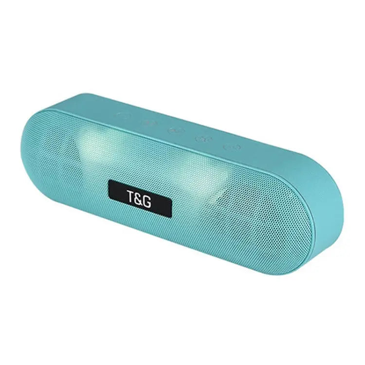 T&G TG148 Portable Stereo Audio Super Bass LED Lantern Pill Wireless Bluetooth Speaker - Green - Apple Accessories
