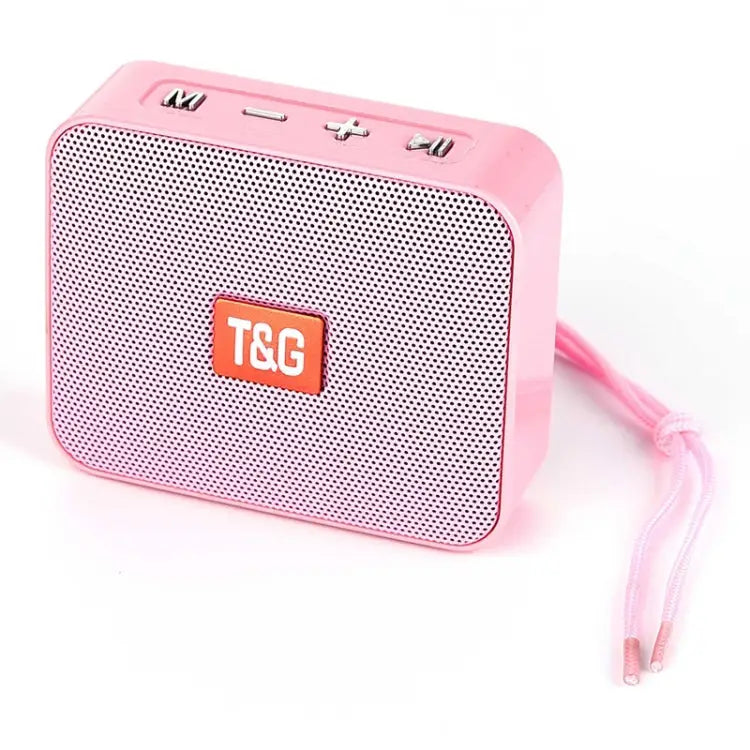 T&G TG166 Color Portable Wireless Bluetooth Small Speaker Pink Blue Brown Yellow Black Red Silver Gray Orange Green