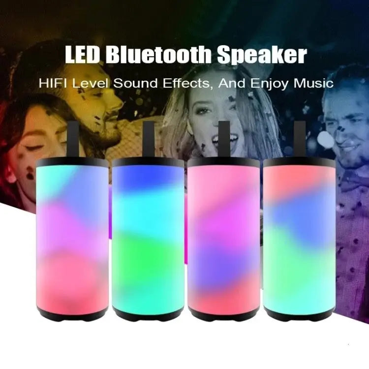 T&G TG169 LED Portable Bluetooth Speaker Outdoor Waterproof Subwoofer 3D Stereo Mini wireless Loudspeaker Support AUX
