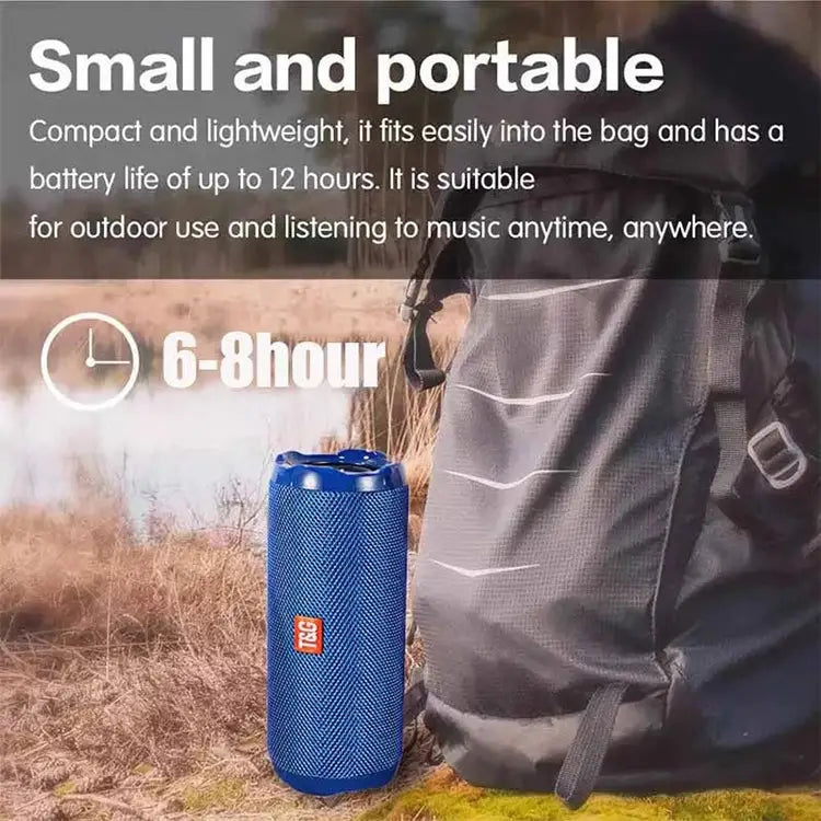 T&G TG191 20W Waterproof Bluetooth Speaker Stereo Double Diaphragm Subwoofer Portable Audio FM Radio - Apple Accessories
